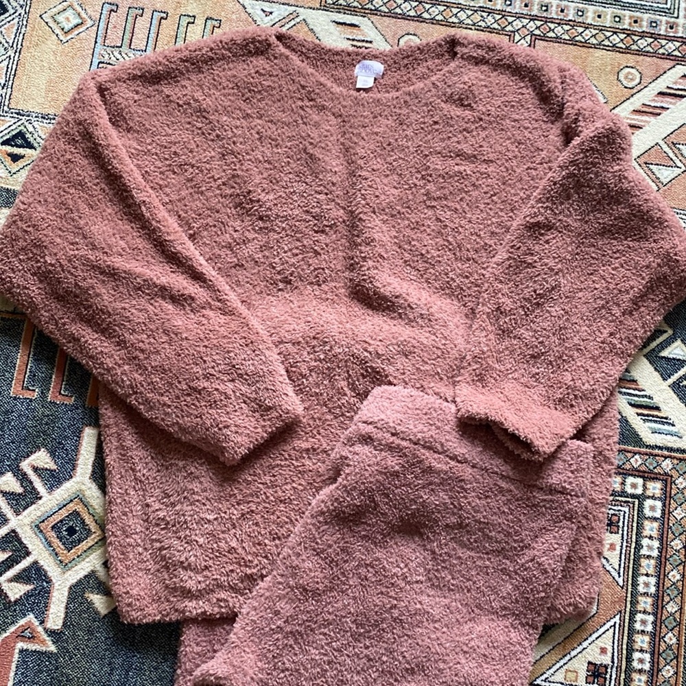 Rose colored Stars Above pajama set
